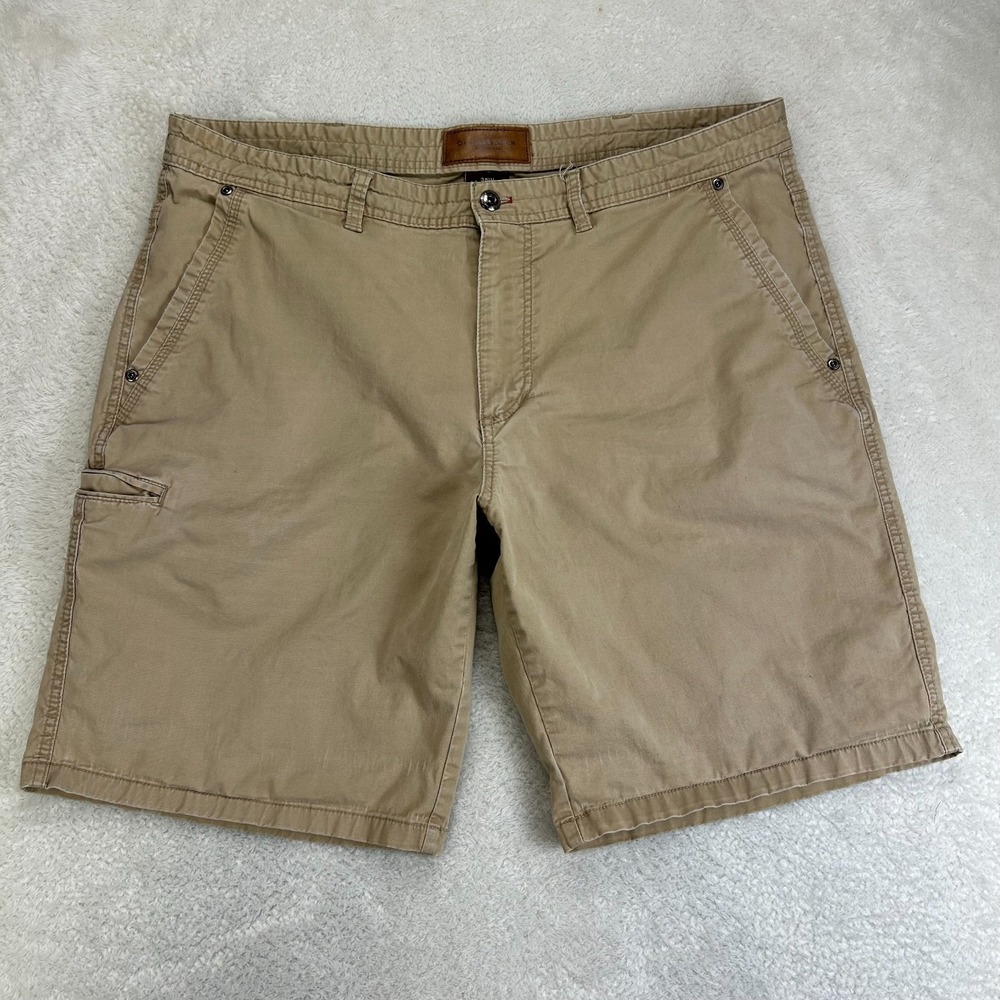 Clearwater Outfitters Chino Shorts Mens 38W Khaki Tan Casual Travel Outdoor